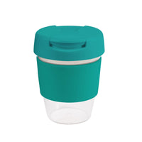 coffee cup / Mug 8oz/235ml Clear Plastic Karma Kup Plastic Flip Lid Reusable  Eco Friendly