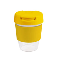 coffee cup / Mug 8oz/235ml Clear Plastic Karma Kup Plastic Flip Lid Reusable  Eco Friendly