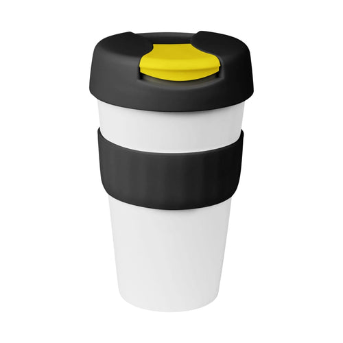 coffee cup / Mug 16oz/535ml  Large Plastic Karma Kup Plastic Flip Lid Reusable  Eco Friendly