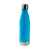 Drink Bottle plastic with stainless steel lid JET 650ml