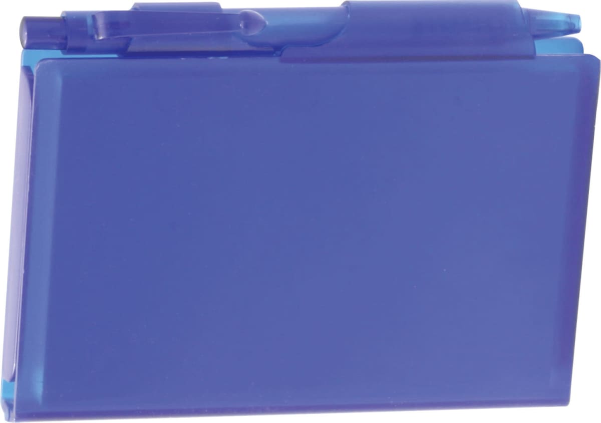 Notebook A6 Pocket size platstic cover with pen 200 sheets