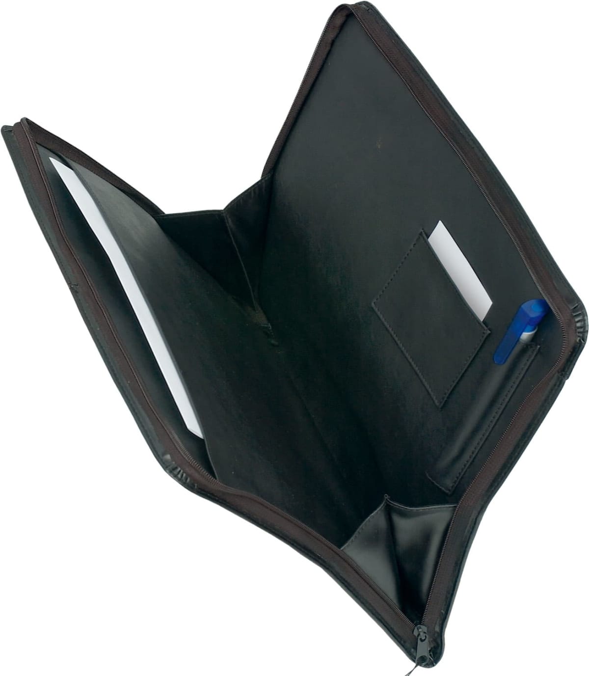 satchel split leather with full zip