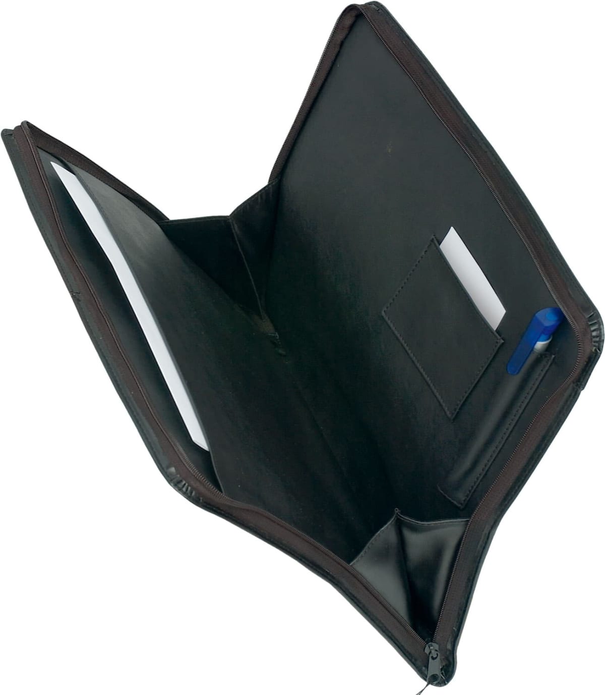 satchel split leather with full zip