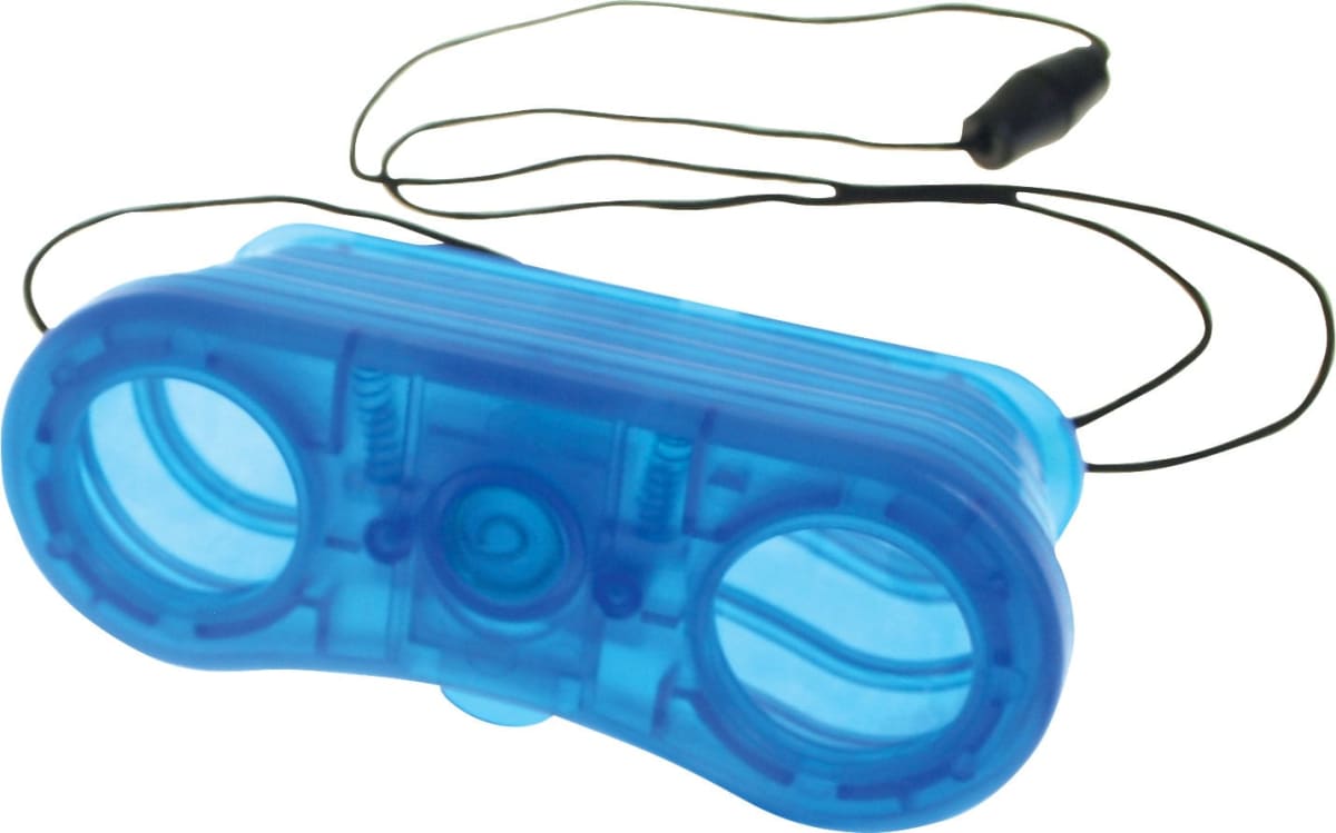binoculars pop up 5 x magnification