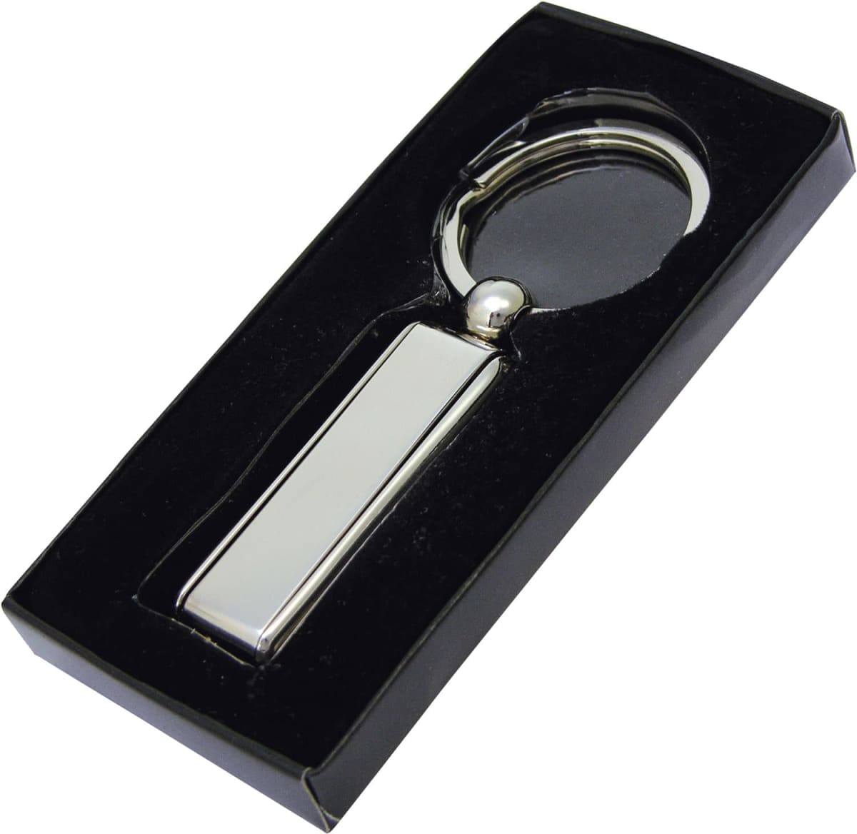 Screwdriver keyring tool in heavyweight chrome
