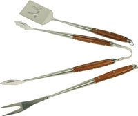 BBQ set 3 piece in a aluminium carry case