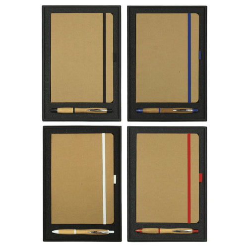 Gift Set w/ JB1022 Colour Bound Journal & 4104 Nash Bamboo Pen