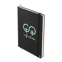 Gift Set w/ KT1001 Karst A5 Stone Paper Hardcover Notebook & 1066 Recycled Stainless Steel Pen