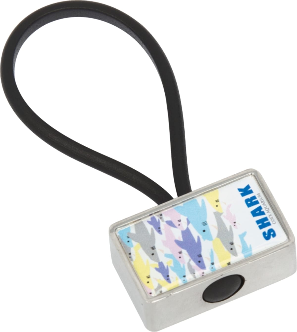 Globus Keyring Metal Rectangle - Indent