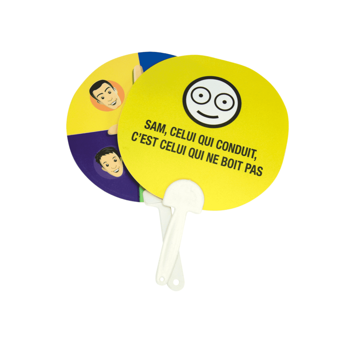 Hand Fan 20cm Full Colour Logo Indent