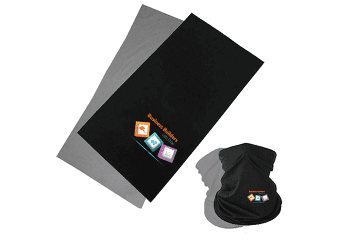 Plain Stock Bandana Full Colour Logo Print