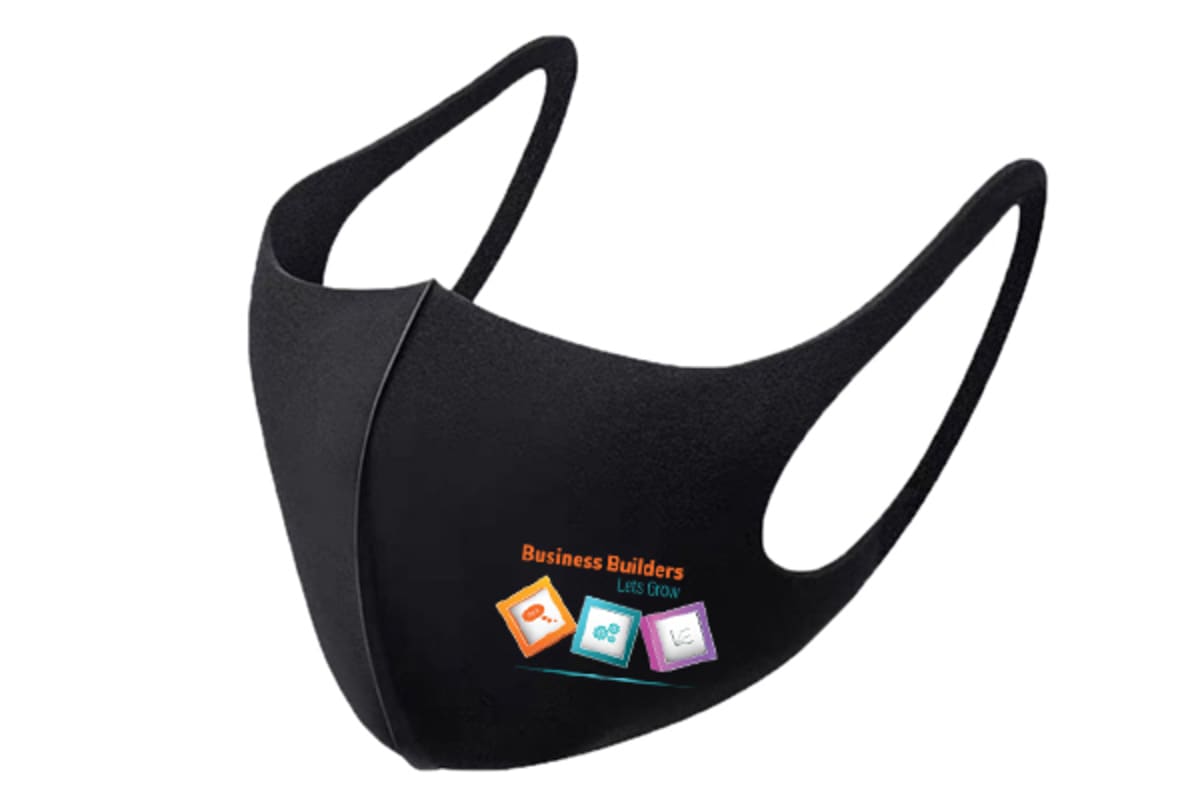 Single Layer Face Protection Mask Black