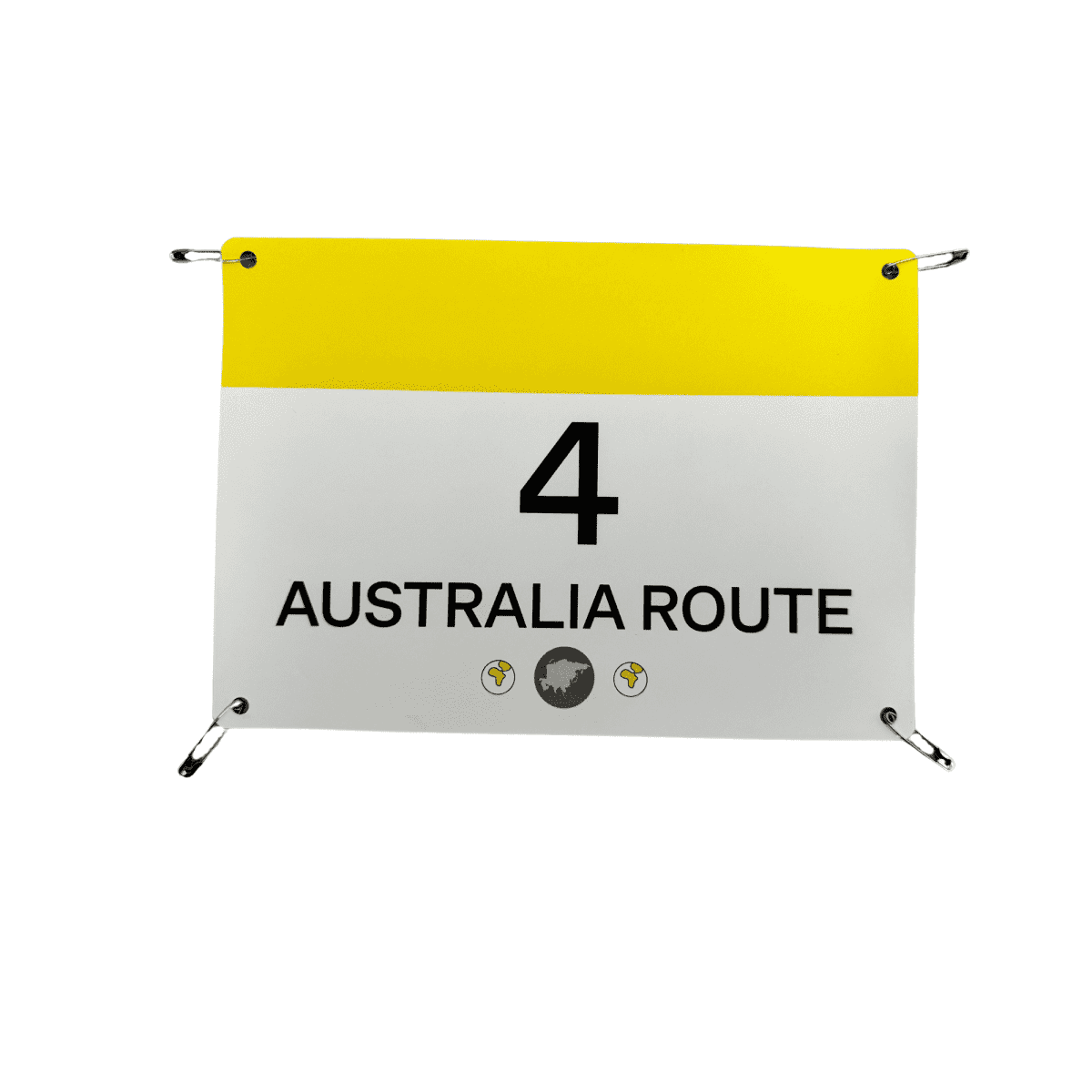 Sports Bib printed full colour 1 side - A6 Size