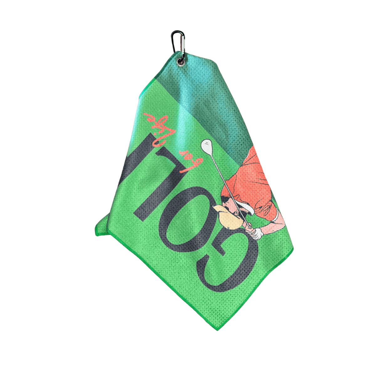 Waffle Cotton Blend Golf Towel Locally Printed Double Sided Bulk Packed