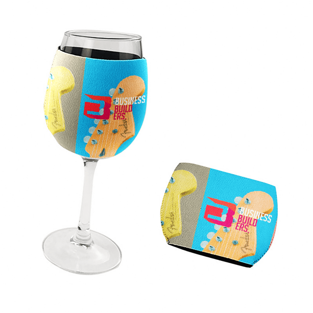 Sublimated Full Colour Wine Glass Holder – All Branded Group