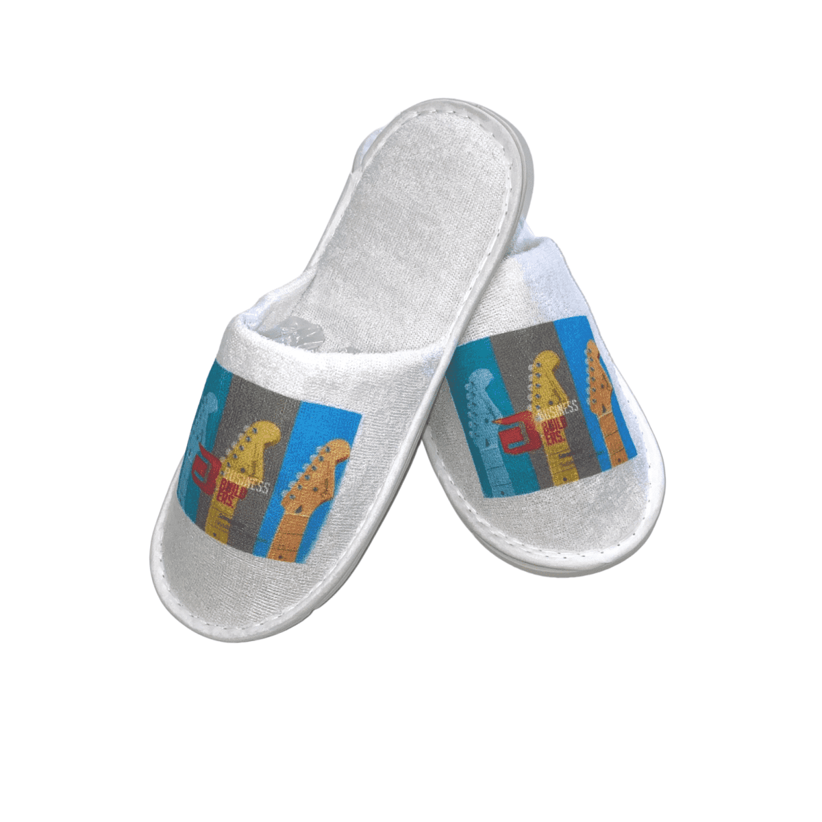 Slippers Locally Sublimated Full Colour Logo PAIR