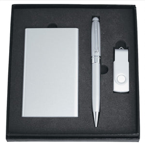 Powerbank, USB (4GB) & Pen Giftset