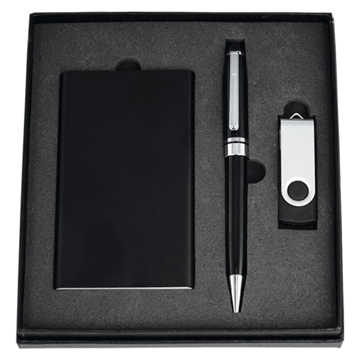 Powerbank, USB (4GB) & Pen Giftset