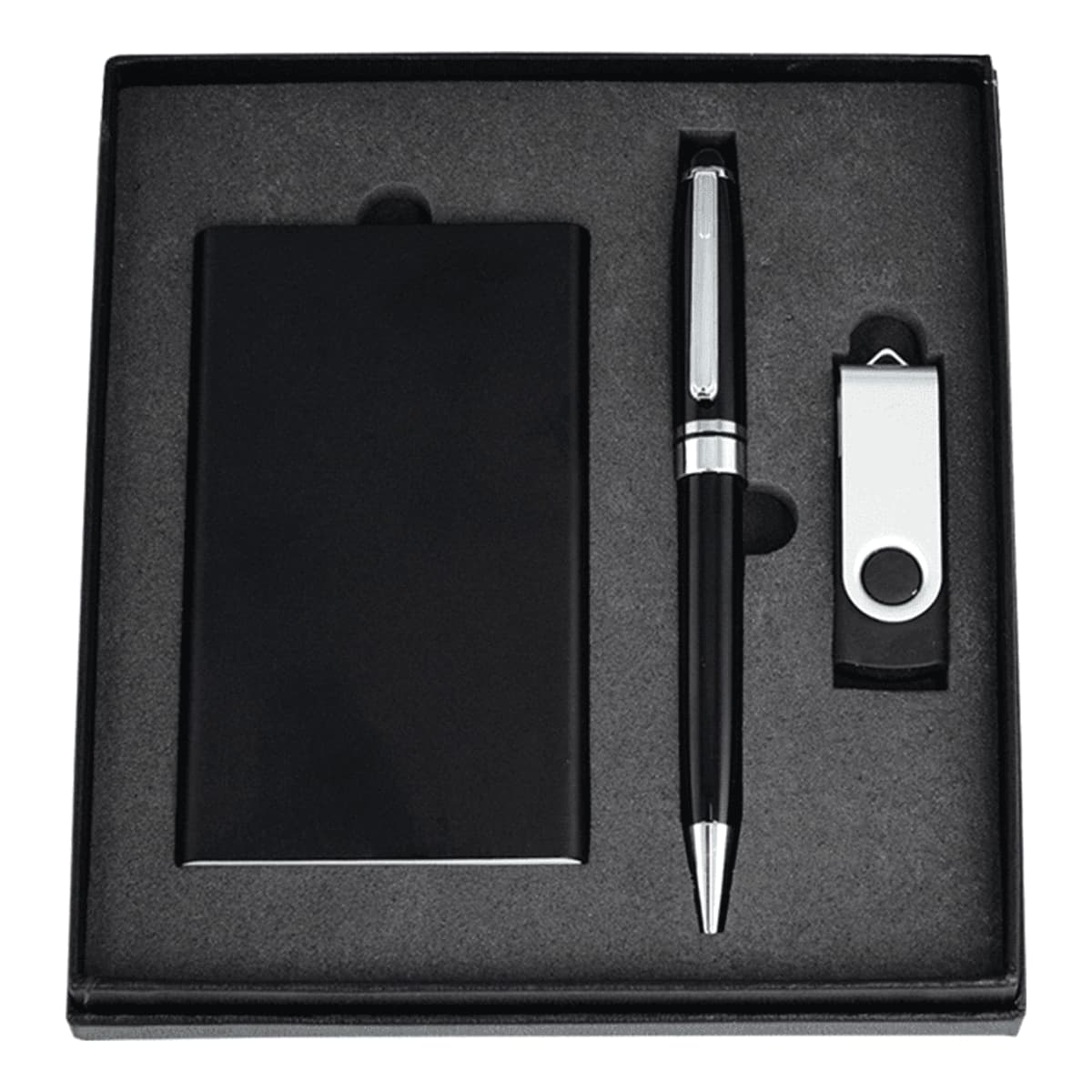 Powerbank, USB (8GB) & Pen Giftset