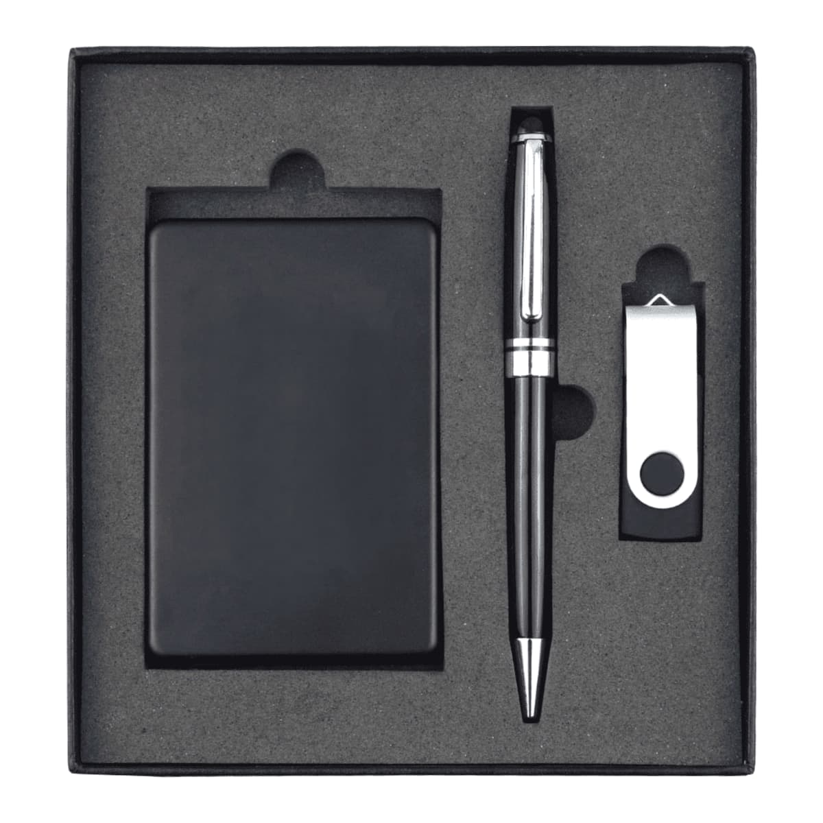 Powerbank, USB (4GB) & Pen Giftset