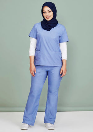Classic Womens Bootleg Scrub Pant