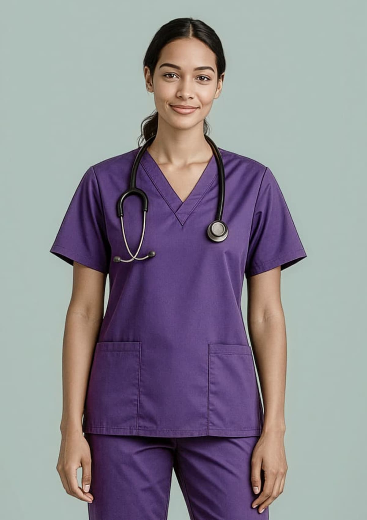 Womens Classic Scrub Top