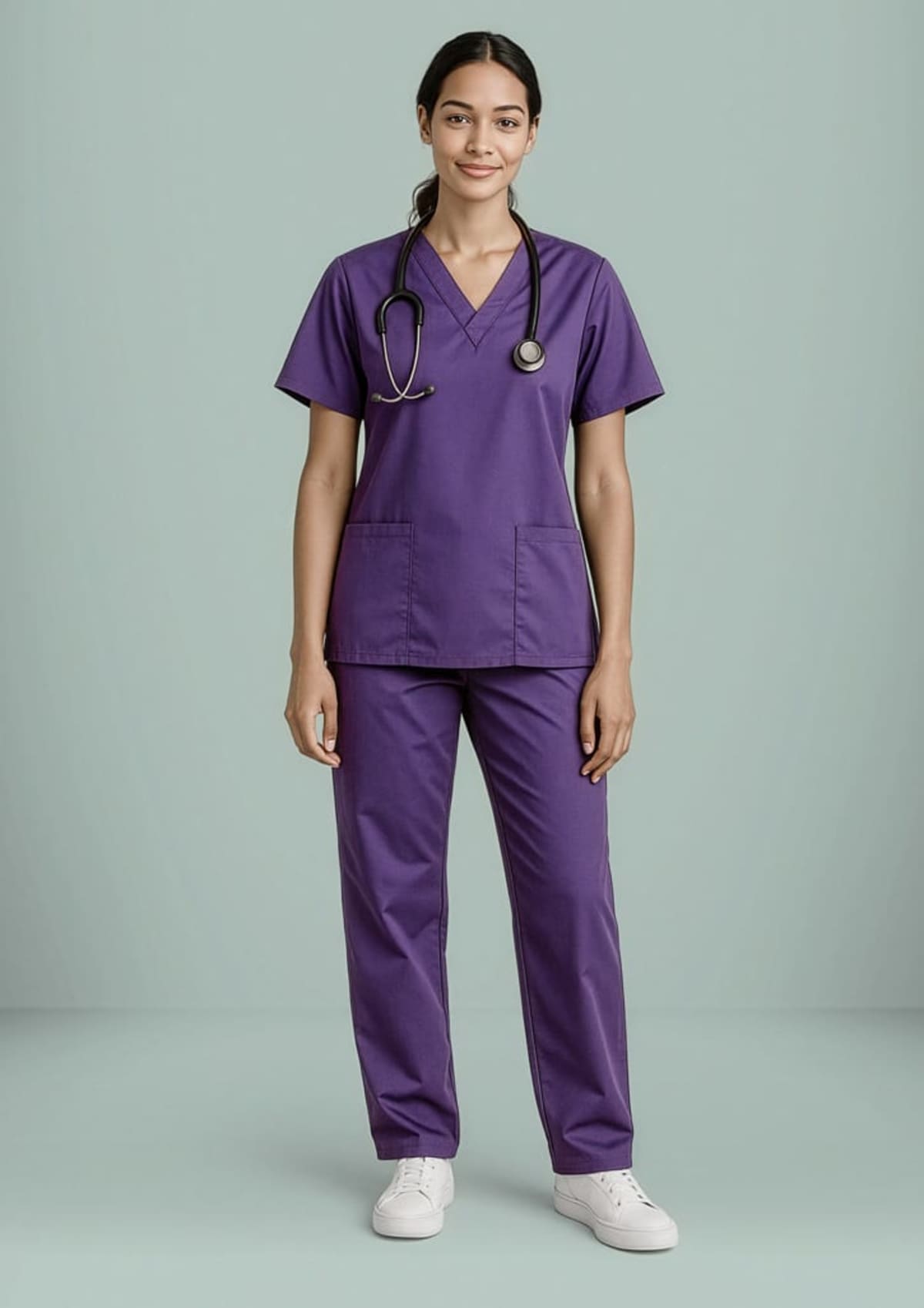 Womens Classic Scrub Top