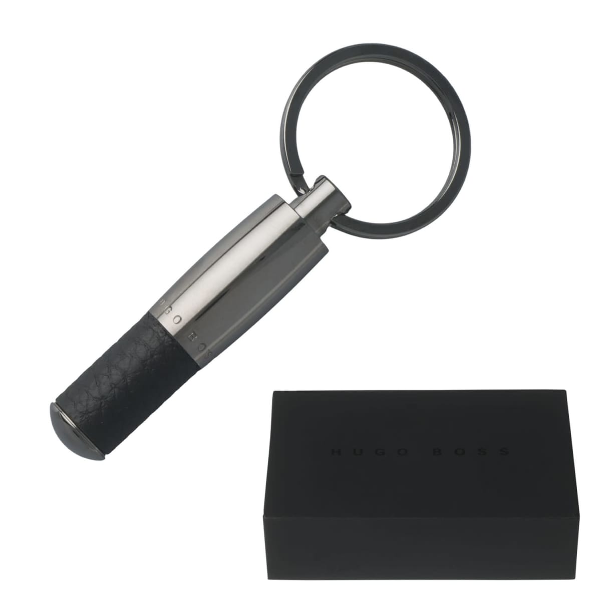 Key ring Pure Leather Black