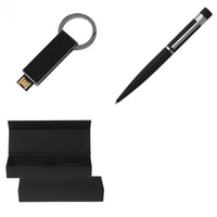 Set Loop Black (ballpoint pen & usb stick)