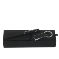 Set Loop Black (rollerball pen & usb stick)