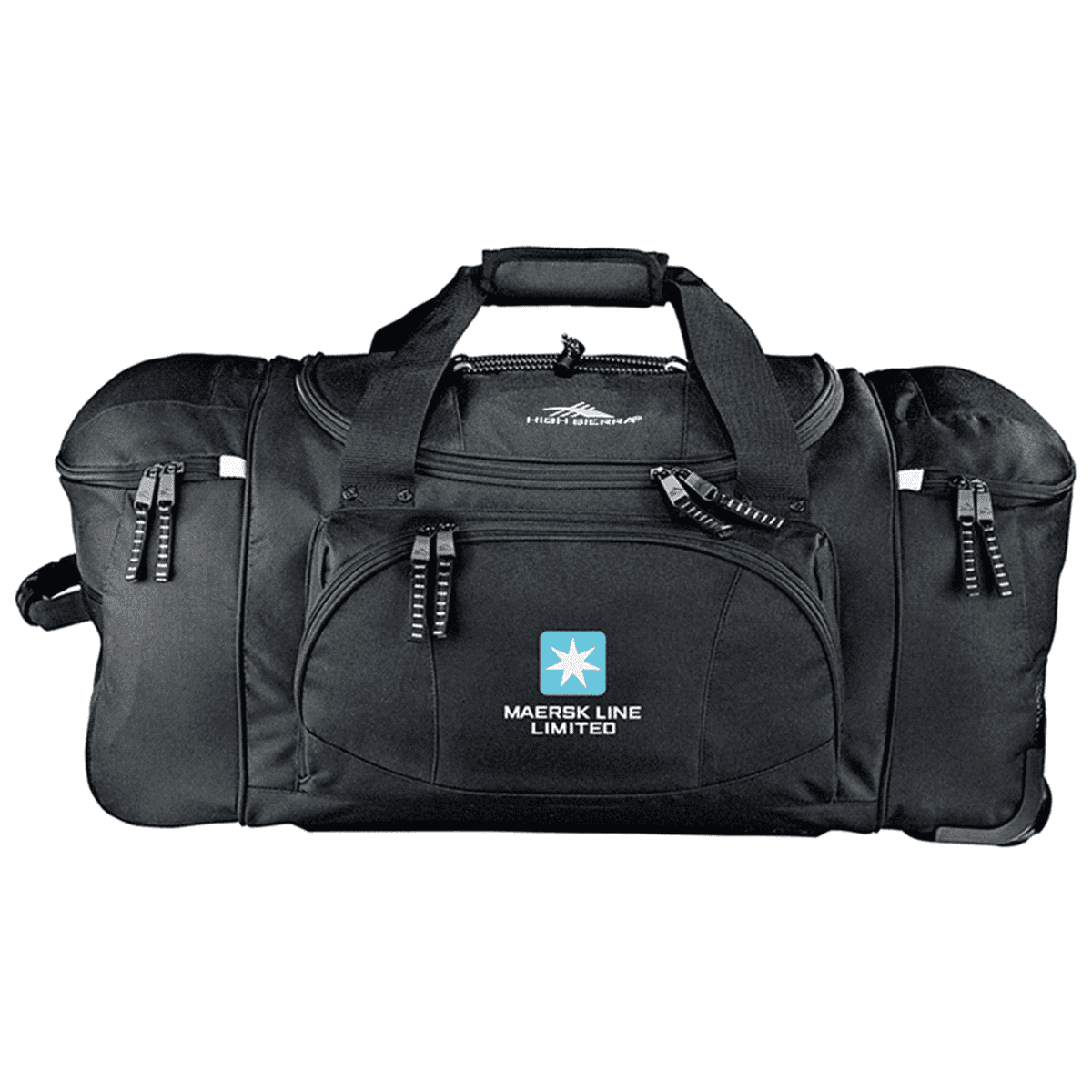 High Sierra 26 66L Wheeled Duffel Bag All Branded Group