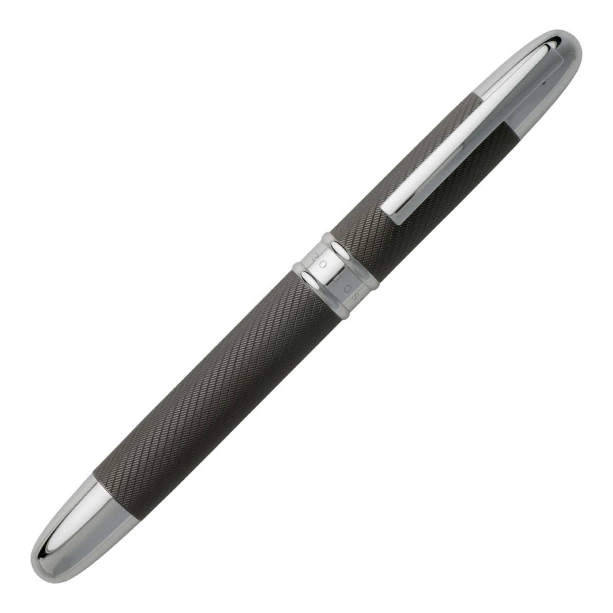 Rollerball pen Stripe Matte Dark Chrome