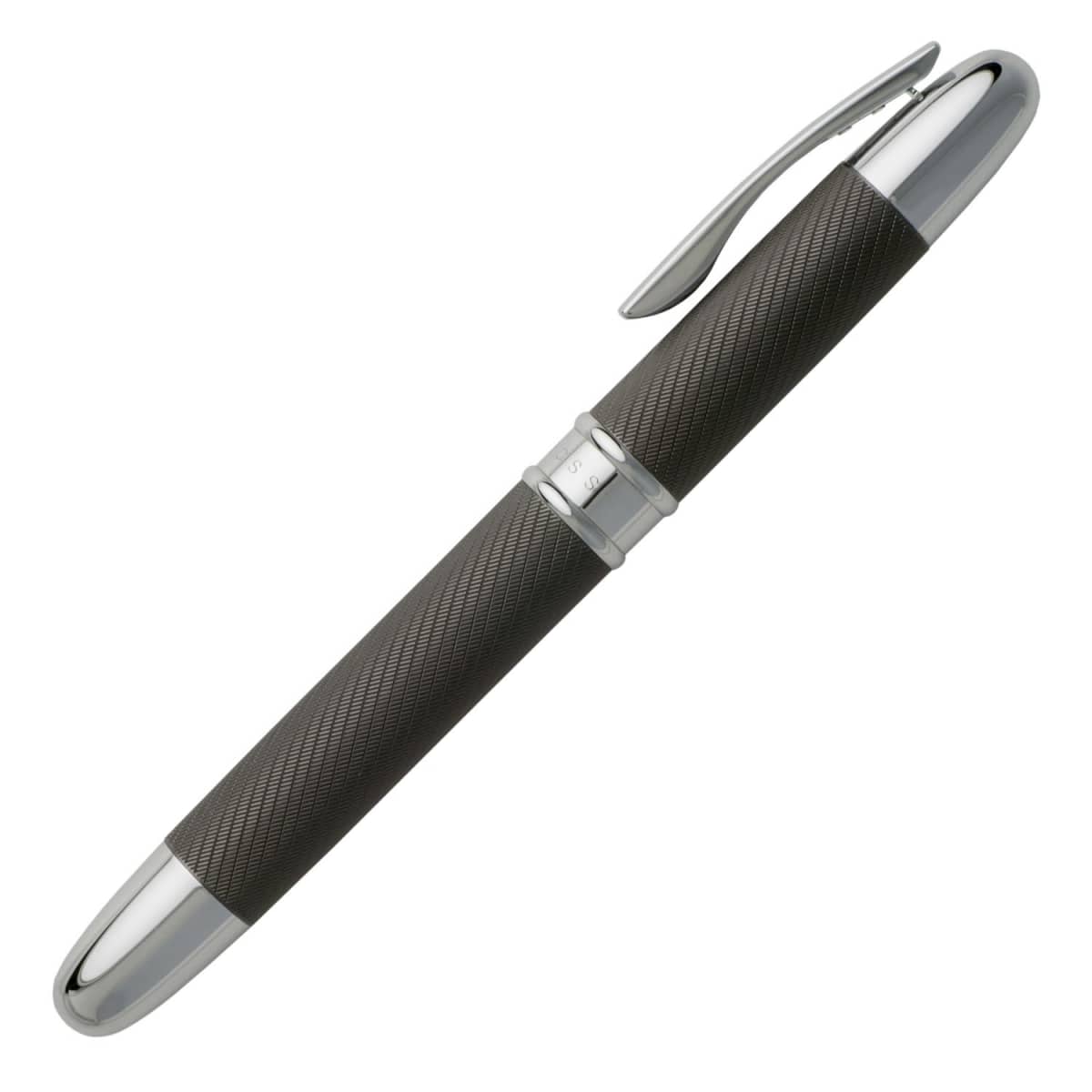 Rollerball pen Stripe Matte Dark Chrome
