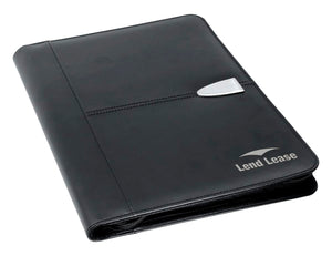 Bradford A4 Leather Zip Portfolio