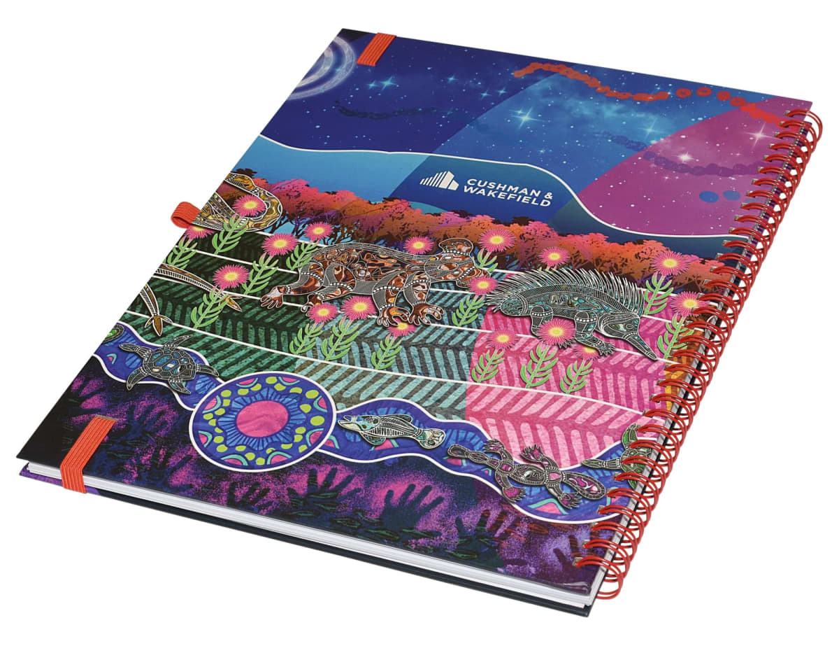 Designa Wiro A4 Side Bound Notebook - Air Freight