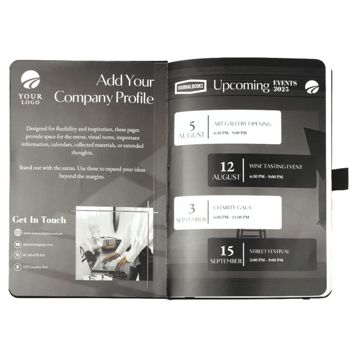 Nova Bound JournalBook w/ Blank Pages
