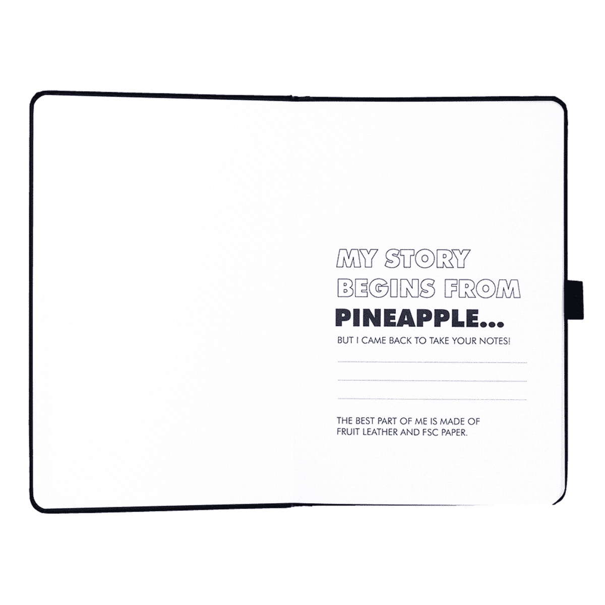 Pineapple Leather Bound JournalBook