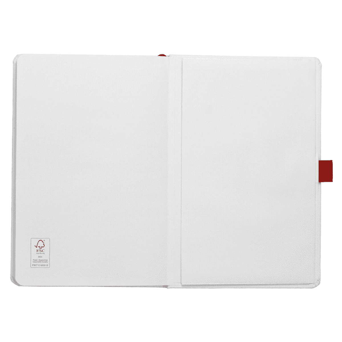 Nova White Bound JournalBook w/ Coloured Accents