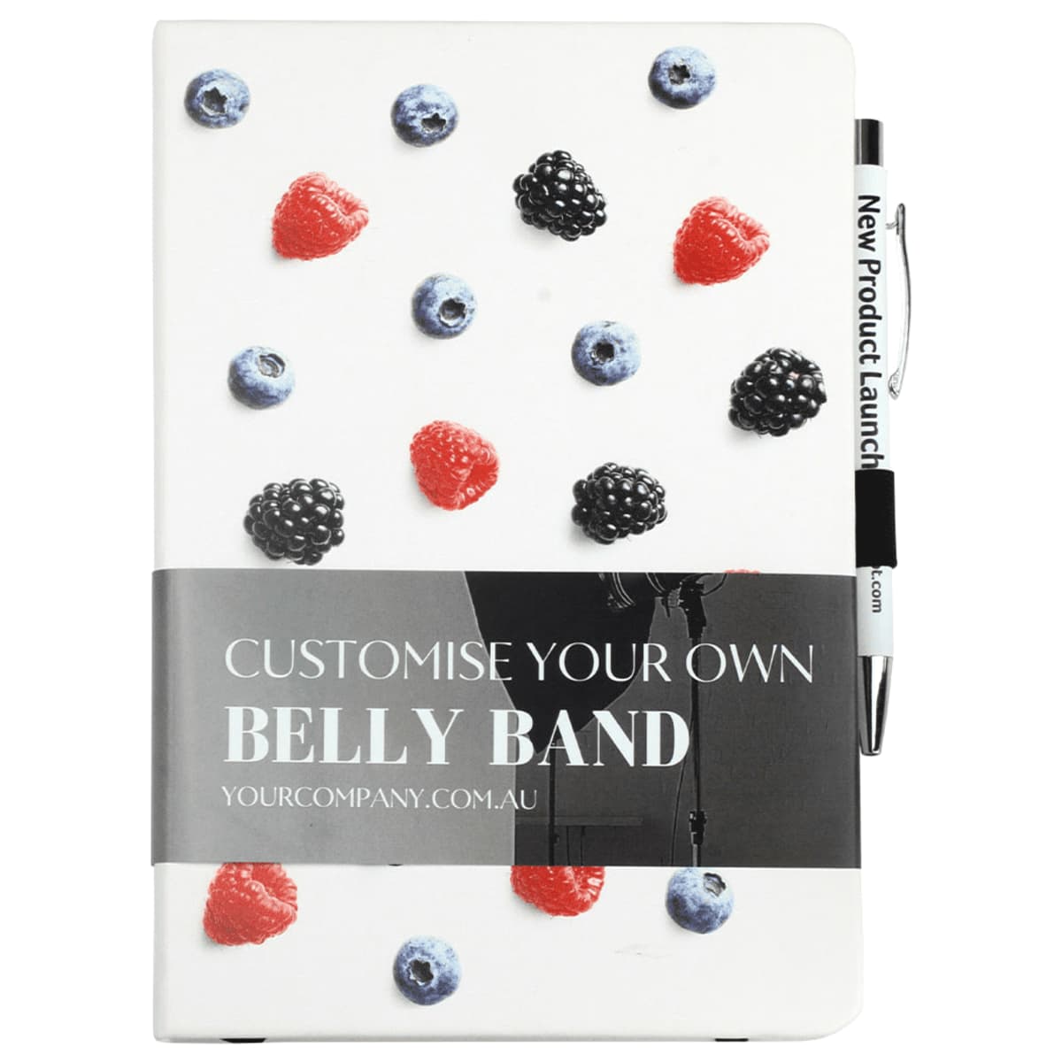 Nova White Bound JournalBook w/ Coloured Accents