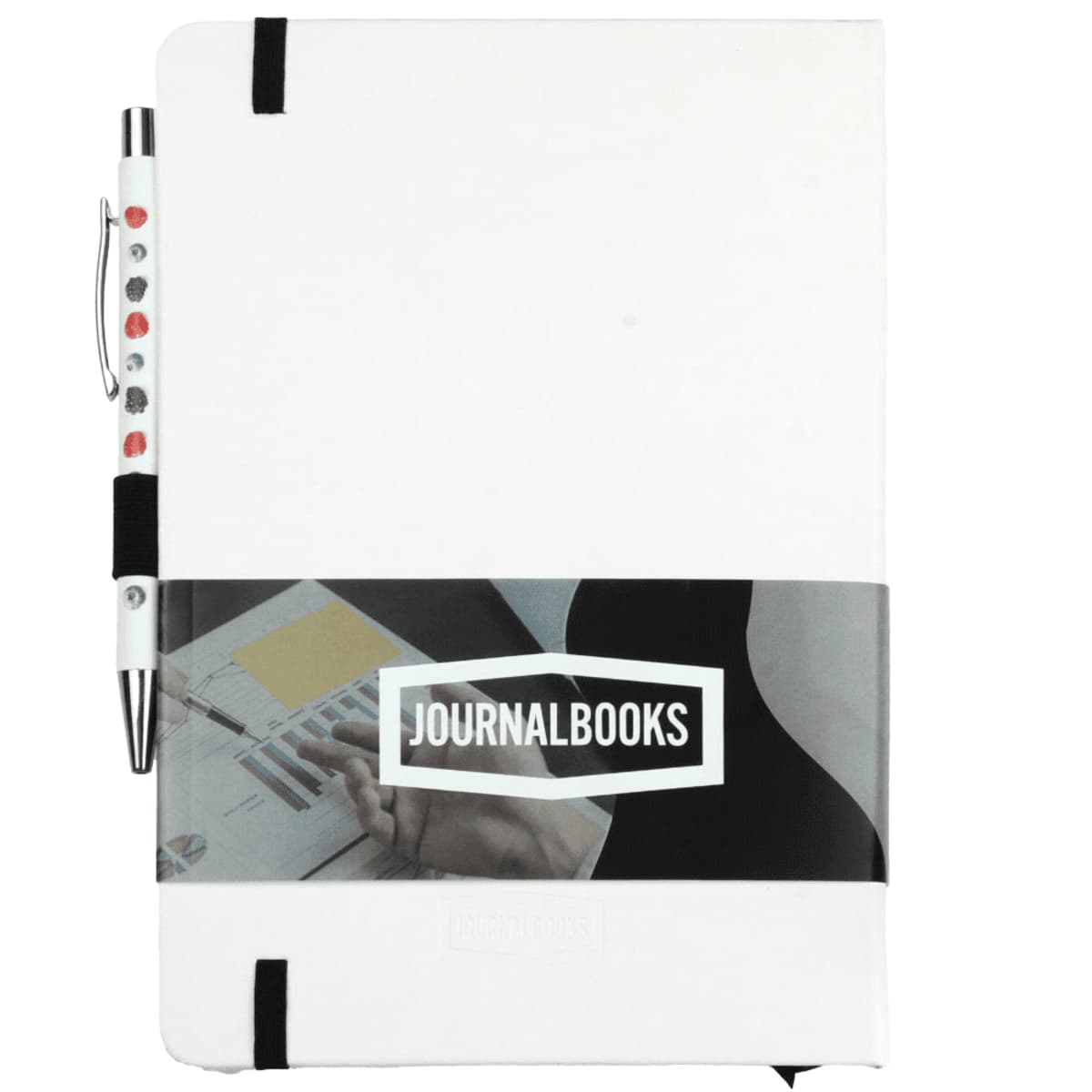 Nova White Bound JournalBook w/ Coloured Accents