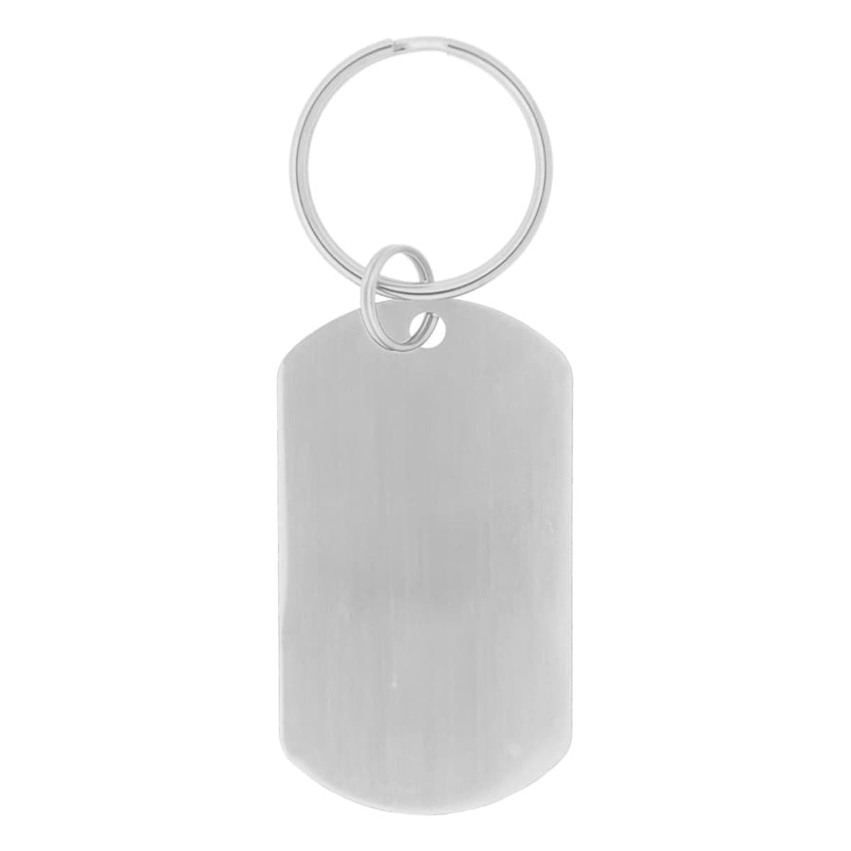 Dog Tag Keychain