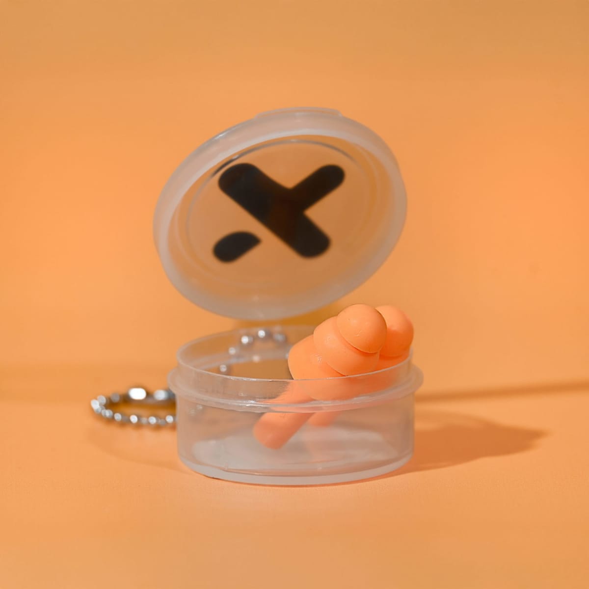 Silicone Earplug Keychain