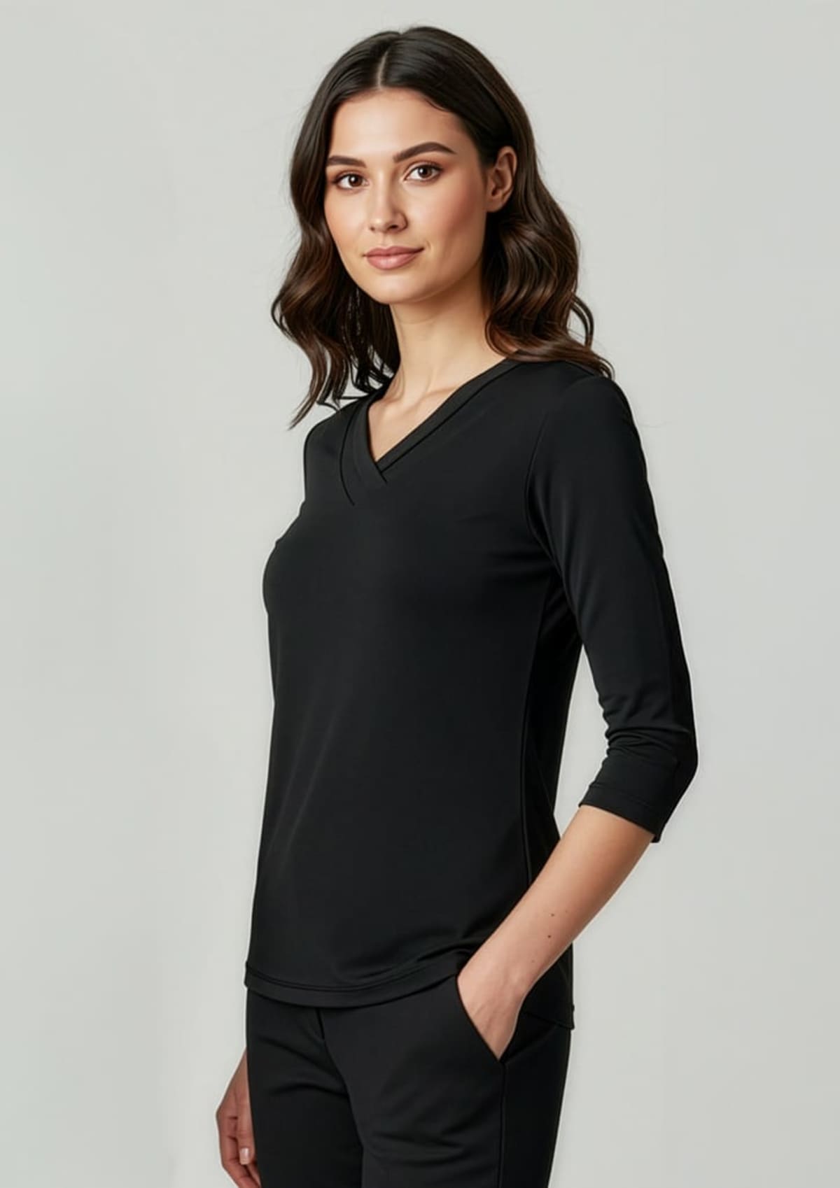 Womens Lana 3/4 Sleeve Top