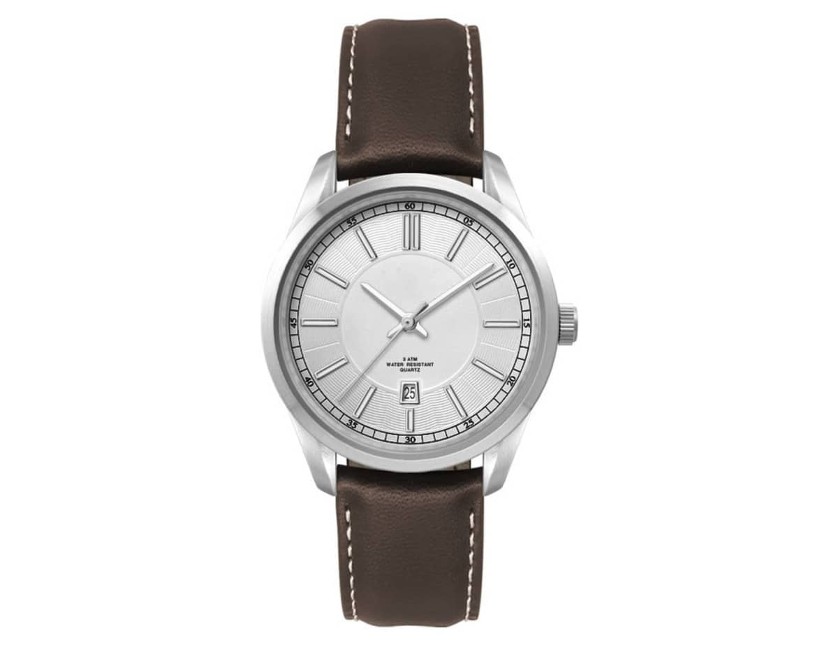 Ladies Casual Dress Watch, Leather Strap