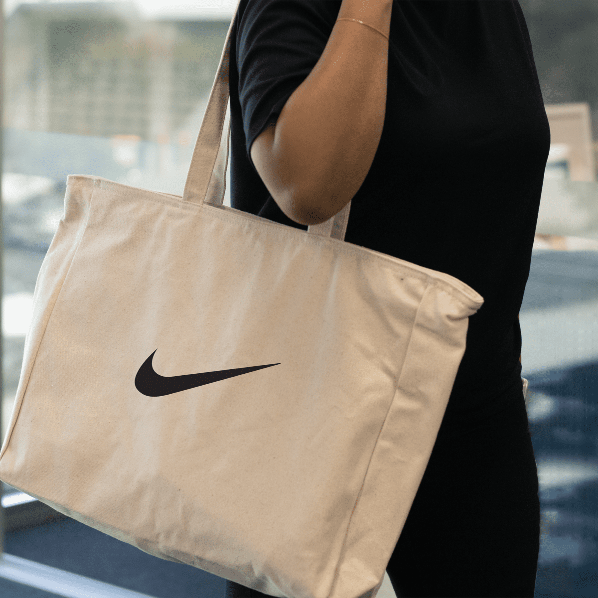 Lamar Recycled Large Tote Bag