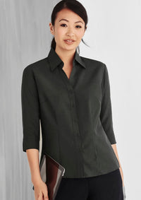 Oasis Ladies Plain 3/4 Sleeve Shirt