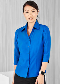 Oasis Ladies Plain 3/4 Sleeve Shirt