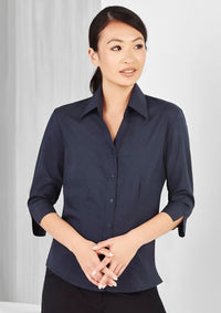 Oasis Ladies Plain 3/4 Sleeve Shirt