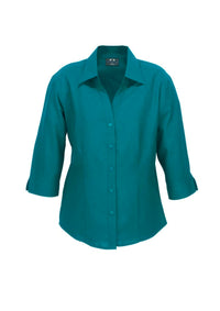 Oasis Ladies Plain 3/4 Sleeve Shirt