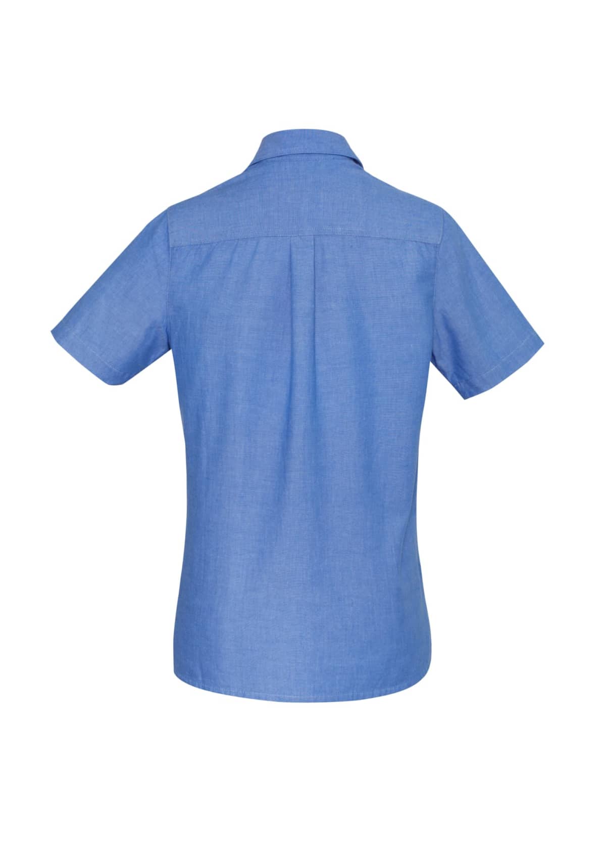 Womens Chambray Short Sleeve Shirt